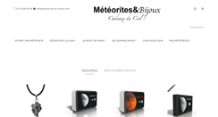 Desktop Screenshot of meteorites-et-bijoux.com